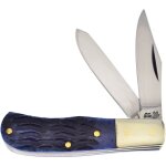 Couteau pliant jim bowie manche en os lame en acier inoxydable f14100blpb07n