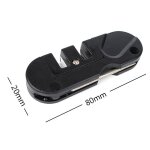 Couteau portable en carbure de tungstne cramique aiguiseur de pierre a aiguiser hameon de poisson, ...