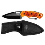 Couteau tactique, avec etui et fourreau, modèle survival, 20 cm, neo Couteau tactique, avec etui et fourreau, modèle survival, 20 cm, neo