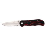 Couteau third 16910, manche de g10 bicolor noir / rouge, lame en acier inoxydable 420 de 7. 2 cm. avec ... Couteau third 16910, manche de g10 bicolor noir / rouge, lame en acier inoxydable 420 de 7. 2 cm. avec ...