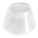 Couvercle de capuchon d'extrmit de raquette de tennis en silicone, amortisseur de vibrations universel, ...