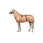 Couverture anti ecz�ma avec rabat ventral et couvre - cou pour cheval horze