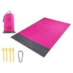 Couverture de camping 2 personnes l�g�re pour enfants rose yd5148
