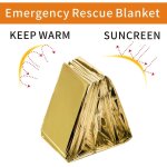 Couverture survie 5 pack 210 x 160 cm couverture de survie d'urgence couverture de survie camping parfaite ...