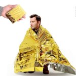 Couverture d'urgence en aluminium, sac de couchage de survie a isolation thermique pour premiers secours ...