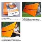 Couverture d'urgence épaisse pe 200x92cm, sac de couchage d'urgence pour camping en plein air Couverture d'urgence épaisse pe 200x92cm, sac de couchage d'urgence pour camping en plein air