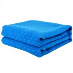 Couverture de yoga en silicone antid�rapante, tapis de serviette absorbant la sueur, pour le sport, la ...