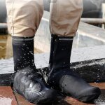 Couvre - chaussures de sport unisexe, 1 paire, couvre - bottes réfléchissants, coupe - vent, equipement ... Couvre - chaussures de sport unisexe, 1 paire, couvre - bottes réfléchissants, coupe - vent, equipement ...