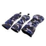 Couvre - chef de golf etanche en pu, lot de 3 pièces, protection de tête de club de golf, anti - bruit, ... Couvre - chef de golf etanche en pu, lot de 3 pièces, protection de tête de club de golf, anti - bruit, ...