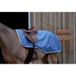 Couvre - reins equithme  tyrex 600d , recycl, doubl polaire - couleur : marine, taille : 125 cm