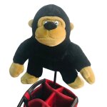 Couvre - tte de club de golf en forme de singe, housse de protection en peluche pour conducteur de golf ...