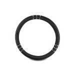 Couvre volant chromeline noir