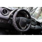 Couvre volant finition type carbone - otokit