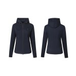 Covalliero veste pour cavalier a capuche bleu fonc - xl