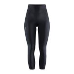 Craft - women's advanced essence high waist tights - collant de running taille l, noir