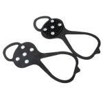 Crampons antidrapants pour chaussures, 1 paire, chaussures d'escalade, neige glace, crampons, crampons, ...