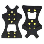 Crampon a neige antidrapant avec 20 les dents anti glisse pour randonne trekking marche ou activits ...