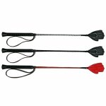 Cravache en nylon tress� claquette en forme de mai tattini