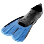 Cressi palmes de natation agua short unisex eu 43 - 44 bleu