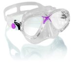Cressi sub s. p. a. marea masque de plonge enfant transparent / rose