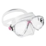 Cressi sub s. p. a. marea masque de plong�e transparent / rose