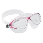 Cressi sub s. p. a. planet lunette de natation transparent / blanc rose