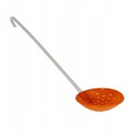 Cuillre a ecumoire pour pche sur glace lgre avec manche en pp argent orange rouge