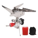 Cuisinire de poche pliante, cuisinire  gaz d'urgence de camping ultralgre pour les activits de ...