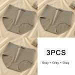 Culotte en coton confortable pour femme, sous - vtement haute qualit, lingerie douce, respirante, fitness, ...