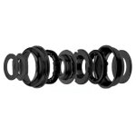 Cuvette boitier de pdalier 51mm bmx noir complet roulement 32 - 45mm ecrou