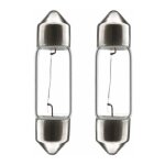 Cyclingcolors - 2x ampoule navette 12v 5w 11x30mm sv8. 5 universelle voiture eclairage lumi�re maison ...