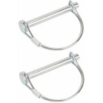Cyclingcolors - 2x goupille a arceau diam�tre 12mm x longueur 75mm rapide acier clip circlip remorque ...