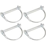 Cyclingcolors - 4x goupille a arceau diam�tre 8mm x longueur 68mm rapide acier clip circlip remorque ...