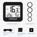Cycplus g1 ordinateur de vlo, accessoires de vlo de vlo etanche sans fil compteur de vitesse gps - ...