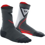 Dainese thermo mid chaussettes, noir - gris - rouge, taille 42 - 44 pour hommes