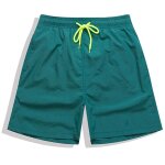 Datifer short de bain hommes couleur unie en nylon respirant maille doublure sport grande taille bermudas ... Datifer short de bain hommes couleur unie en nylon respirant maille doublure sport grande taille bermudas ...