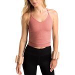 Débardeur court côtelé sans couture pour femmes ¿ tank top ajusté a dos rayé, camisole douce, pour yoga, ... Débardeur court côtelé sans couture pour femmes ¿ tank top ajusté a dos rayé, camisole douce, pour yoga, ...