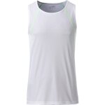 D�bardeur running respirant - homme - jn494 - blanc et vert vif