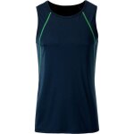 D�bardeur running respirant - homme - jn494 - bleu marine et jaune vif