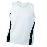 D�bardeur running respirant jn305 - blanc et noir - homme