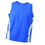 D�bardeur running respirant jn305 - bleu roi et blanc - homme