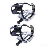 Deevoka cages d'orteils pour p�dales de v�lo, p�dale de v�lo avec sangles et - pieds pour v�lo d'ext�rieur ...