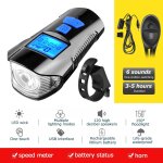 Deluxe edition bleu - lampe etanche avant pour vélo, chargeur usb, feu pour guidon, eclairage avant avec ... Deluxe edition bleu - lampe etanche avant pour vélo, chargeur usb, feu pour guidon, eclairage avant avec ...