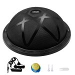 Demi - ballon dexercice - vevor - 58 cm, ballon d'quilibre capacit 300 kg, station d'quilibre avec ...