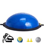 Demi - ballon d'exercice d'entranement - duoku - capacit 680 kg - 26 po - ballon de yoga avec bandes ...