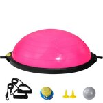 Demi - ballon d'exercice d'entranement - duoku - ballon d'quilibre 26 po - capacit 680 kg - bandes ...