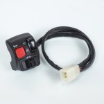 Demi commodo gauche d'origine pour moto derbi 50 senda neuf 00h02305381 bouton phare
