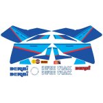 Derbi fds kit d'autocollants compatible avec avecpour moto classique blanc