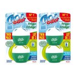 Désodorisant pour frigo - sans parfum - 2 pièces - croc odor - lot de 4 pièces Désodorisant pour frigo - sans parfum - 2 pièces - croc odor - lot de 4 pièces