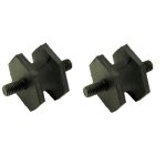 Deux butées du silencieux d'echappement - renault r25 2. 5 v6 turbo 04 / 1984 - 12 / 1992 Deux butées du silencieux d'echappement - renault r25 2. 5 v6 turbo 04 / 1984 - 12 / 1992